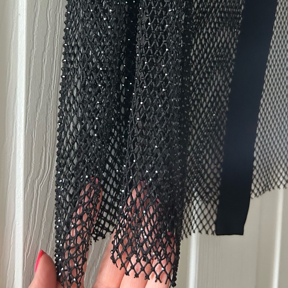 Massimo Dutti Sheer Shimmering Mesh Shirt XS - Picture 14 of 14